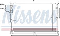 NISSENS 94724 Klímahűtő AUDI A8 / S8