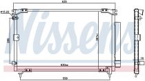 NISSENS 94769 Klímahűtő TOYOTA IPSUM / PICNIC / SPORTS VAN