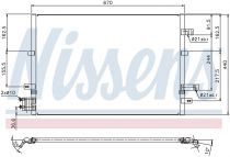NISSENS 94777 Klímahűtő FORD MONDEO MK3