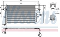 NISSENS 94838 Klímahűtő VOLKSWAGEN BORA / GOLF IV