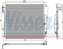 NISSENS 94839 Klímahűtő LAND ROVER DISCOVERY III / DISCOVERY IV