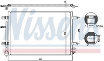 NISSENS 94851 Klímahűtő SEAT EXEO