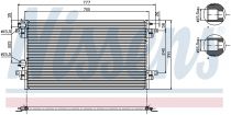NISSENS 94856 Klímahűtő RENAULT LAGUNA 2 / VEL SATIS