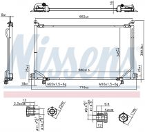 NISSENS 94863 Klímahűtő NISSAN TERRANO II