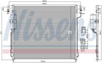 NISSENS 94879 Klímahűtő NISSAN NAVARA II / PATHFINDER III