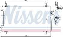 NISSENS 94935 Klímahűtő NISSAN 350Z