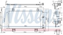 NISSENS 94950 Klímahűtő LEXUS IS II