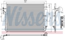 NISSENS 94962 Klímahűtő RANGE ROVER SPORT