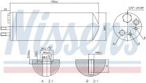 NISSENS 95148 Szárítószűrő KIA CARNIVAL I / SEDONA I