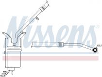 NISSENS 95330 Szárítószűrő FORD MONDEO MK3