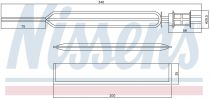 NISSENS 95469 Szárítószűrő OPEL ASTRA G / ASTRA H / ZAFIRA A / ZAFIRA B