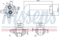 NISSENS 95592 Szárítószűrő VOLVO FH II