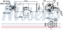 NISSENS 95607 Szárítószűrő FORD ECO SPORT