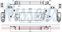 NISSENS 96086 Intercooler MITSUBISHI OUTLANDER