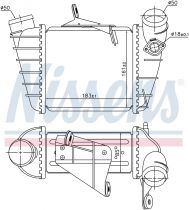 NISSENS 961200 Intercooler SKODA FABIA I