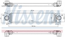 NISSENS 961236 Intercooler FORD GALAXY IV / MONDEO MK5 / S-MAX