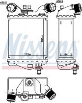 NISSENS 96168 Intercooler FIAT 500