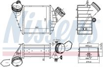NISSENS 96176 Intercooler VOLKSWAGEN BEETLE