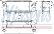 NISSENS 96192 Intercooler KIA SPORTAGE III