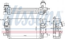 NISSENS 96196 Intercooler OPEL MERIVA B