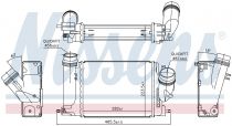 NISSENS 96207 Intercooler NISSAN X-TRAIL