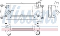 NISSENS 96263 Intercooler TOYOTA AURIS / COROLLA