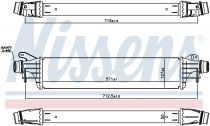 NISSENS 96311 Intercooler OPEL ADAM / CORSA E