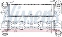 NISSENS 96322 Intercooler BMW 5
