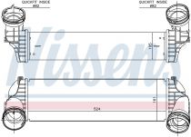 NISSENS 96364 Intercooler BMW X5 / X6