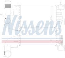 NISSENS 96370 Intercooler OPEL ASTRA H / ZAFIRA B