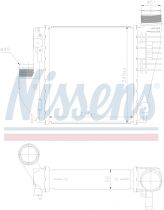 NISSENS 96380 Intercooler PEUGEOT 3008 / 308 / 5008 II