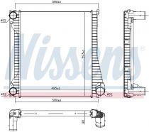 NISSENS 96422 Intercooler LAND ROVER DISCOVERY IV