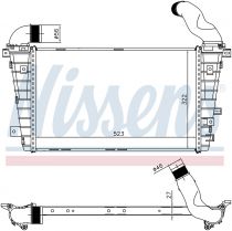 NISSENS 96461 Intercooler OPEL ZAFIRA B