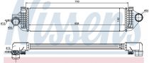NISSENS 96492 Intercooler FORD C-MAX / FOCUS 3 / KUGA / TOURNEO CONNECT / TRANSIT CONNECT