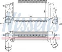 NISSENS 96498 Intercooler FORD B-MAX / ECO SPORT / FIESTA VI / TOURNEO COURIER / TRANSIT COURIER