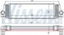 NISSENS 96525 Intercooler SUZUKI GRAND VITARA