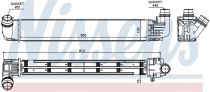 NISSENS 96533 Intercooler DACIA DUSTER