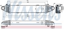 NISSENS 96535 Intercooler MERCEDES C-osztu00e1ly / E-osztu00e1ly / SLK-osztu00e1ly