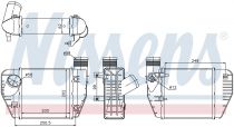 NISSENS 96544 Intercooler AUDI A6 / S6