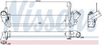 NISSENS 96563 Intercooler RENAULT KANGOO I