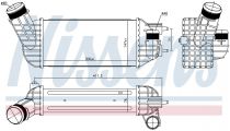 NISSENS 96573 Intercooler PEUGEOT 3008 / 308 / 5008