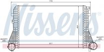 NISSENS 96610 Intercooler VOLKSWAGEN CC / PASSAT B6 / PASSAT CC / TIGUAN