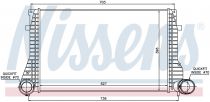 NISSENS 96633 Intercooler SEAT LEON / TOLEDO II