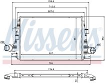 NISSENS 96644 Intercooler ALFA ROMEO 159 / BRERA / SPIDER