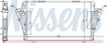 NISSENS 96646 Intercooler FIAT CROMA