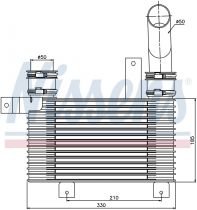 NISSENS 96649 Intercooler