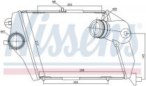 NISSENS 96674 Intercooler AUDI A8 / S8