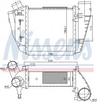 NISSENS 96678 Intercooler