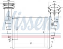 NISSENS 96680 Intercooler