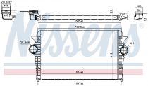 NISSENS 96692 Intercooler SEAT ALHAMBRA